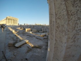 Visiting the Parthenon
